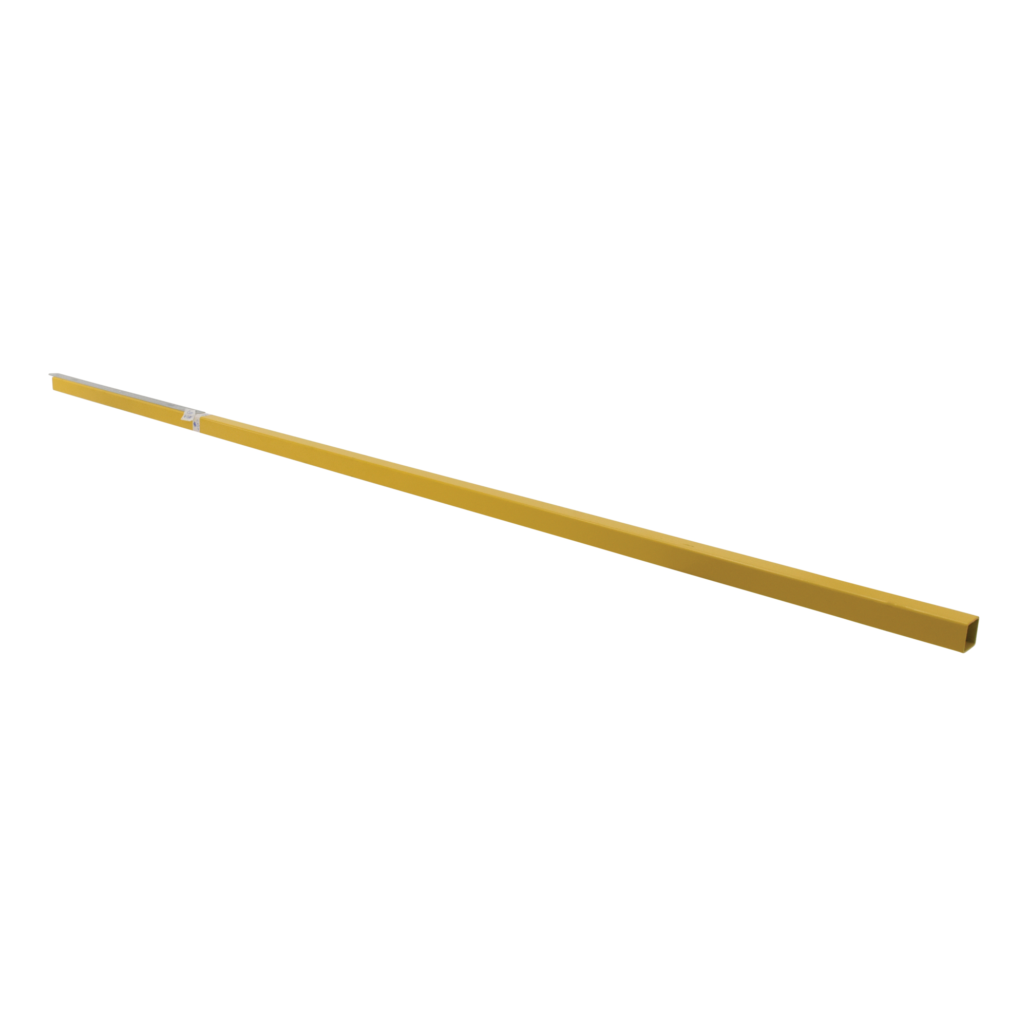 Vestil Steel Modular Guard Railing Section — 102in. x 2.5in. x 2.5in., Yellow, Model# MG-R-8